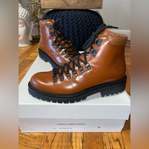 Woman By Common Projects New Hiking Boot Tan EU 37(US7)